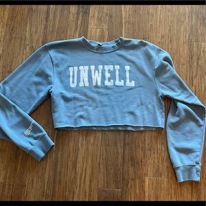 CallHerDaddy UNWELL crewneck (cropped by seller)